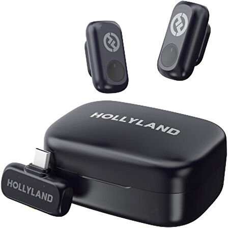 Hollyland Lark A1 Duo Kablosuz Mikrofon Sistemi (Type-C)