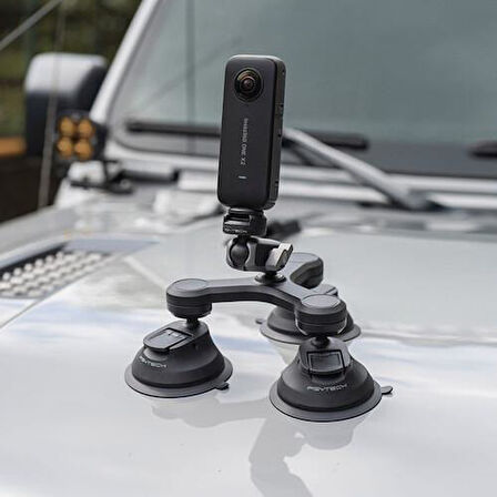 PGYTECH CapLock Three-Arm Suction Mount