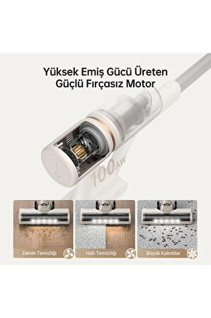 DREAME U10 ŞARJLI DİKEY SÜPÜRGE