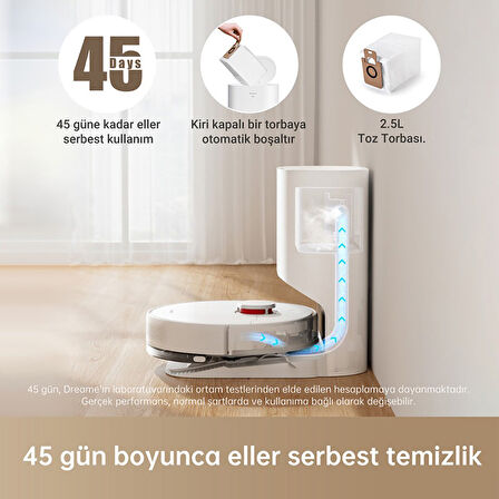 Dreame D10 Plus Gen 2 Çöp İstasyonlu Akıllı Robot Süpürge