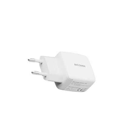 Ricomm 33W GaN USB-C Şarj Aleti iPhone & iPad & Samsung PPS PD Hızlı Şarj Cihazı + 2 Metre Type-C 60W Şarj Kablosu