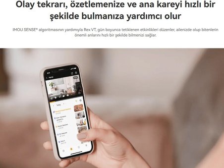 Imou Rex Vt Pro 5mp Iç Ortam Wifi Pt Kamera IPC-S2VBP-5M0WR