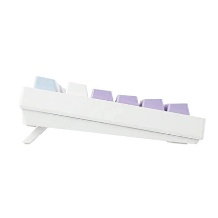 AJAZZ AK820 Pro White Purple Gift Switch RGB Kablosuz Hotswap Mekanik Gaming Klavye
