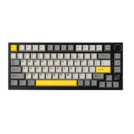 AJAZZ AK820 Pro Gri Gift Switch RGB Kablosuz Hotswap Mekanik Gaming Klavye