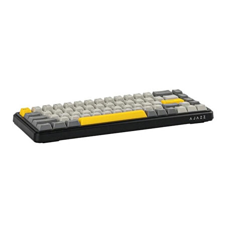 AJAZZ AK680 Max Gri Front Printed Magnetic Rice Manyetik Switch RGB Hotswap Mekanik Gaming Klavye