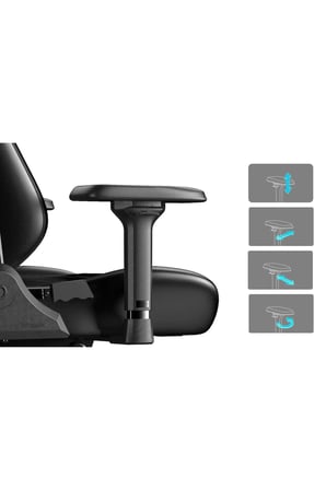 Dxracer Master Serisi Xl Mikrofiber Suni Deri Oyun Koltuğu, Mikrofiber Deri, 4d Kolçaklar, Çok Fonks