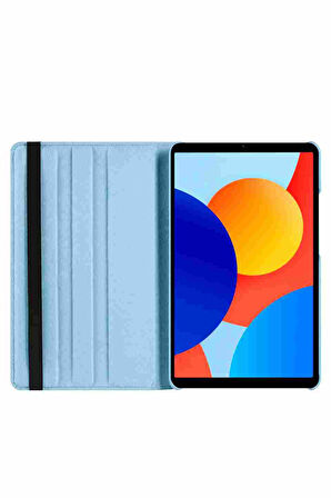 Xiaomi Redmi Pad SE Uyumlu 8.7 inç Fuchsia 360 Dönebilen Standlı Kılıf