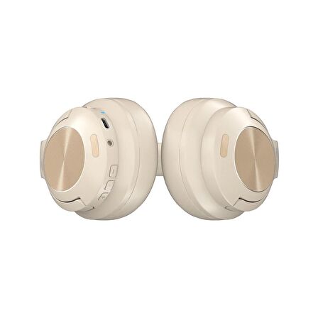 Lenovo Lecoo ES208 Bluetooth 5.3 Kablosuz Mikrofonlu Kulak Üstü Kulaklık Beyaz