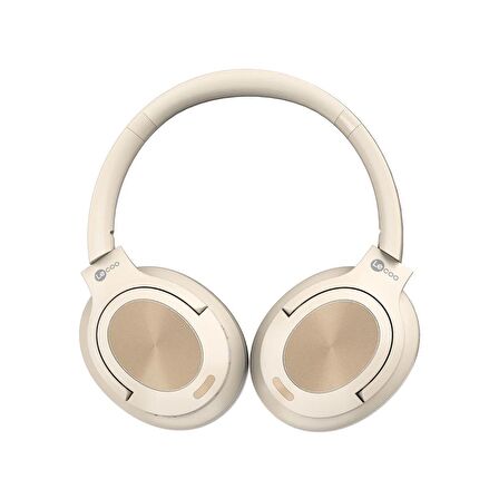 Lenovo Lecoo ES208 Bluetooth 5.3 Kablosuz Mikrofonlu Kulak Üstü Kulaklık Beyaz