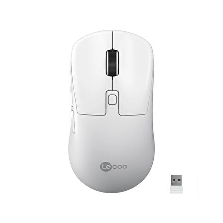 Lecoo WS216 Kablosuz 1600DPI 7 Tuşlu Optik Mouse Beyaz