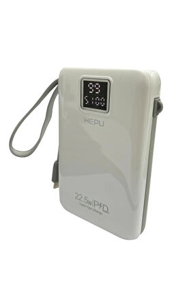 HEPU 22.5w Powerbank Usb-c Taşınabilir Hızlı Şarj Cihazı 10000 Mah Type-c Den Şarj Edilebilir