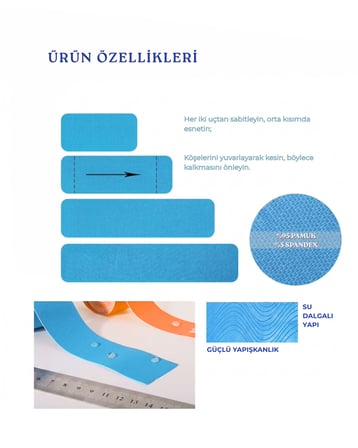 KİNEZYO BANT - MAVİ