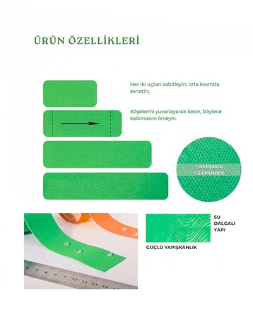KİNEZYO BANT - YEŞİL