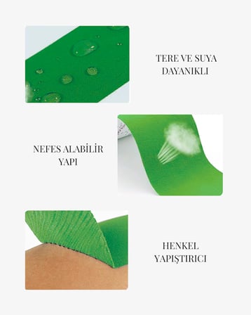 KİNEZYO BANT - YEŞİL