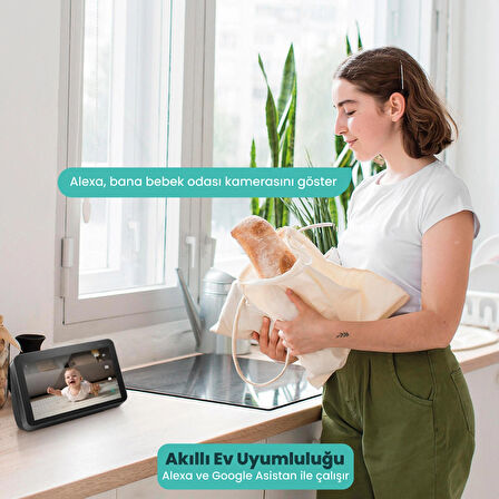 +360 Botslab 2C Pro Smart Camera SET - 3K / Tek Tuşla Sesli Arama / 360 Akıllı Güvenlik Kamerası - C222