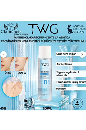 Twg Provitamin B5 Nemlendirici & Sıkılaştırıcı Yüz Tonik 200ml