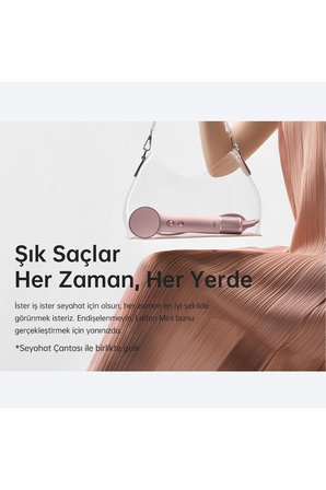 Laifen Mini Saç Kurutma Makinesi-Pembe (Laifen Türkiye Garantili)