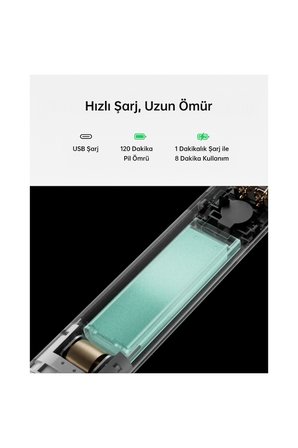 Laifen T1 Pro Tıraş Makinesi ve Sakal Düzeltici Koyu Gri (Laifen Türkiye Garantili)