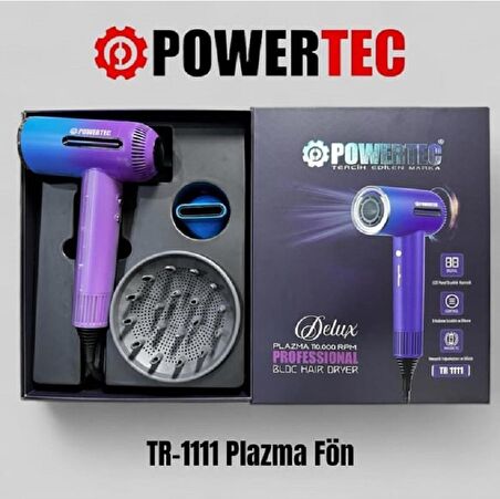 Powertec TR-1111 Delux Plazma Digital Fön Makinası