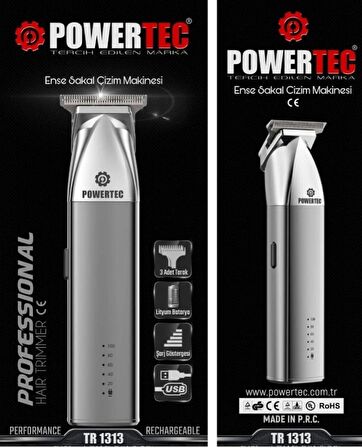 Powertec TR-1313 Ense Sakal Çizim Makinesi