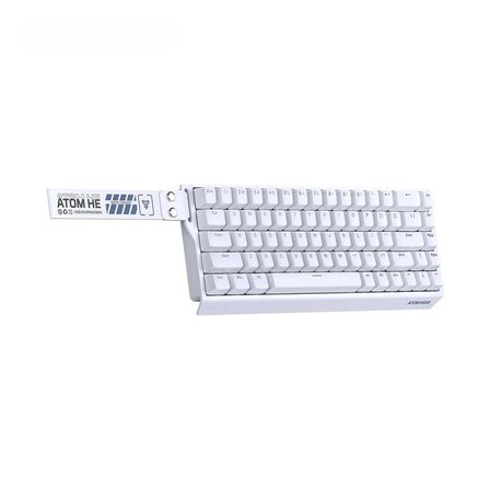 FANTECH MK811 ATOM HE68 White Magnetic Emerald Switch 8K Hz Hall Effect İngilizce Gaming Klavye