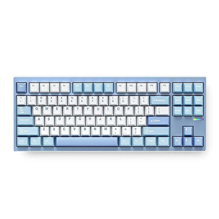 MCHOSE GX87 Lite %80 TKL RGB Kablosuz Hotswap Blue Nano Spraying Mekanik Gaming Klavye (MC-GX87-A2)