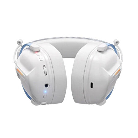 MCHOSE S9 Pro White Blue 7.1 Surround Kablosuz Gaming Kulaklık (MC-S9-6)