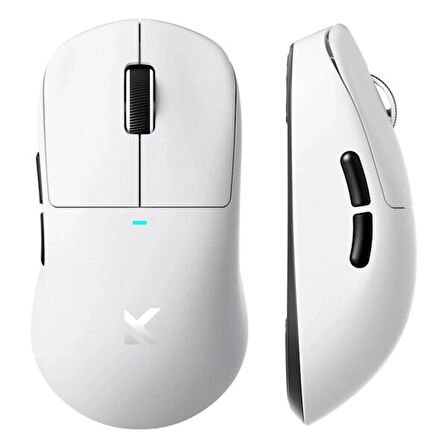 MCHOSE M7 Ultra Beyaz 8K Hz PAW 3950 Sensör Kablosuz Simetrik Gaming Mouse (MC-M7-7)