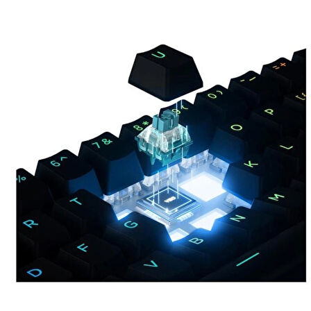 MCHOSE Ace 60 Pro %60 Hall Effect Uranus SE Manyetik Switch RGB Hotswap Siyah Mekanik Gaming Klavye (MC-Ace60-5)