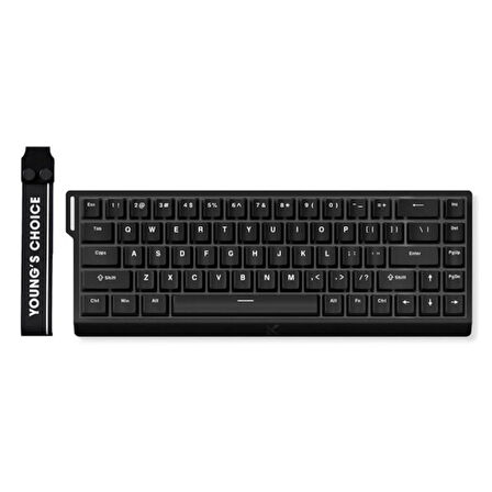 MCHOSE Ace 68 E-sport Black %65 Hall Effect Ice Blue Manyetik Switch RGB Hotswap Mekanik Gaming Klavye (MC-Ace68-8)