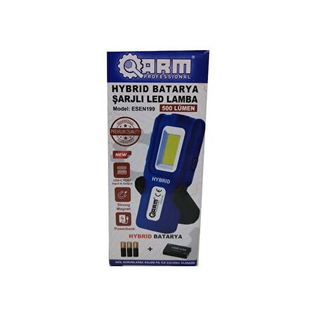 ARM Esen 199 Sarjlı Seyyar LED Lamba 500 Lümen 1200 mAh