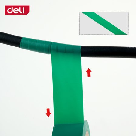 Elektrik Yalıtım Bandı 0.13mm 18mm 10m Yeşil İzolasyon Bandı