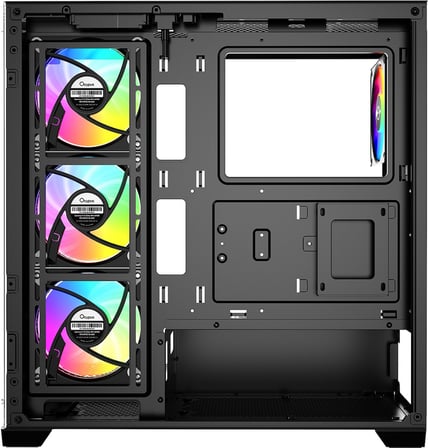 Ocypus Gamma C72 Siyah ARGB Tempered Glass Delta P850 850W 80+ Bronze ATX 3.1 USB 3.0 ATX Mid Tower