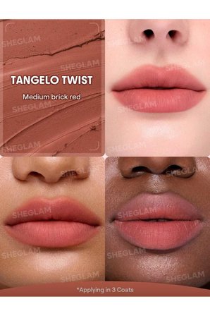 Sheglam Bounce Putty Pocket Lip Pot Mat Ruj -Allık (Tangelo Twist)