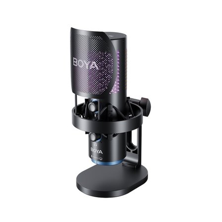 BOYA K5 - BOYA K5 Kablosuz Bağlantılı RGB Aydınlatmalı USB Condenser Mikrofon