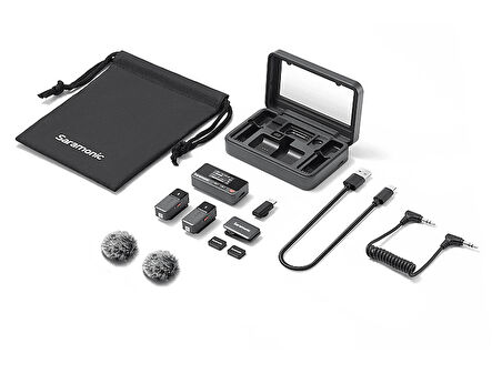 SARAMONIC Air 01 Kablosuz Yaka Mikrofonu (Çift Kişilik)