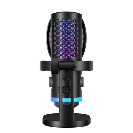 BOYA CastMic G40 RGB Aydınlatmalı Gürültü Engellemeli USB Mikrofon ve Masa Standı