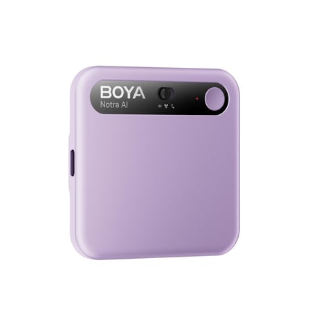 BOYA Notra AI Destekli Ses Kaydedici ve Not Tutma Cihazı - Purple