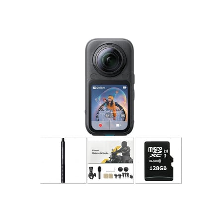 Insta360 X6 Motor Kit (128GB Kart) ( 2 Yıl INSTA360 Türkiye Garantili)