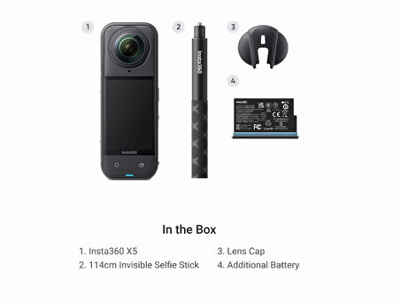 Insta360 X5 360° Kamera Starter Bundle