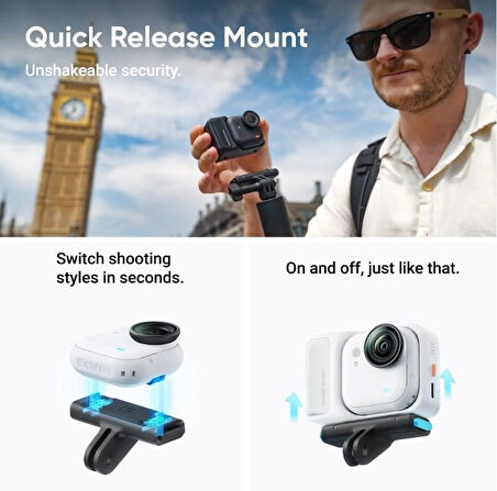 Insta360 GO Ultra Creator Bundle (Siyah)