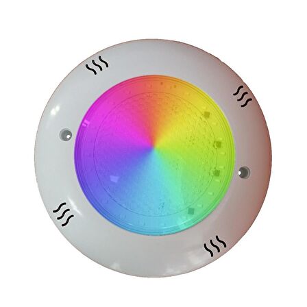 Sıva Üstü Slim Flat Havuz Lambası (Rgb) 26Cm Çap 33Mm Yükseklik 30W/12V