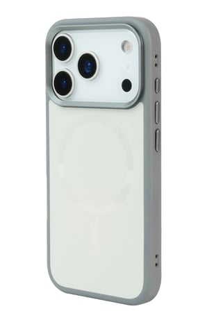 URR Apple iPhone 17 Pro Max IRIS Matte Pure Glass Magsafe Kapak - Titan Gri