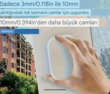 Çift Taraflı Manyetik Cam Temizleyici