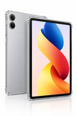 Xiaomi Redmi Pad 2 Pro 12.1 İnç 2026 Şeffaf Antişok Tablet Kılıfı – Darbe Emici Köşe Korumalı Esnek Silikon Kılıf