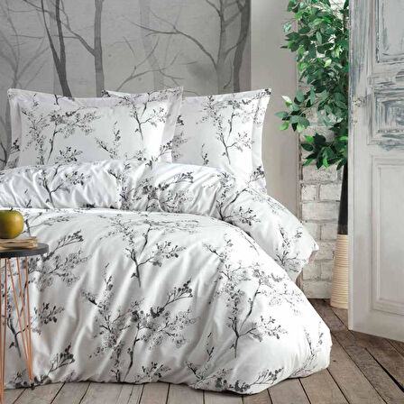 Keep London Dolce Sleep Series Natural Cotton(Doğal Pamuk) Çift Kişilik Nevresim Takımı-Beyaz