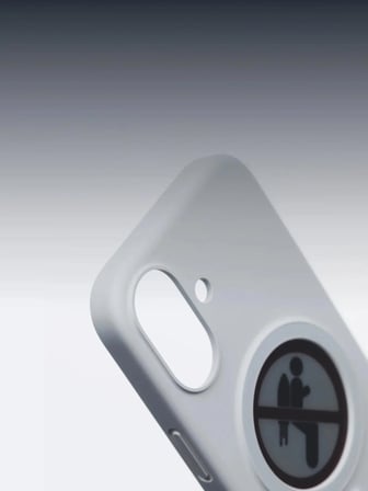 XTREM MagSafe E-Ink Ekranlı Akıllı Telefon Kılıfı  İphone 17 Uyumlu - Beyaz
