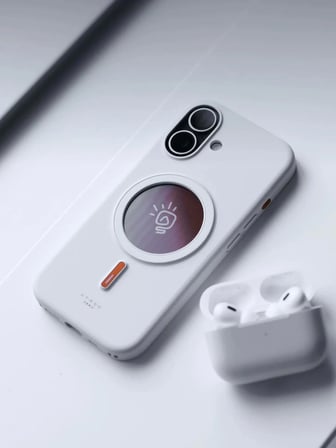 XTREM MagSafe E-Ink Ekranlı Akıllı Telefon Kılıfı  İphone 17 Uyumlu - Beyaz