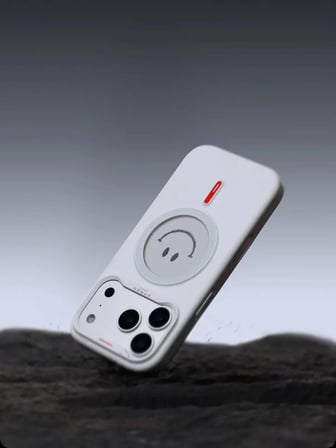 XTREM MagSafe E-Ink Ekranlı Akıllı Telefon Kılıfı İphone 17 Pro Max ve 18 Pro Max Uyumlu - Beyaz