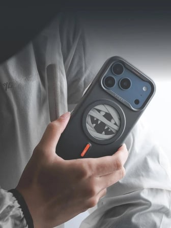 XTREM MagSafe E-Ink Ekranlı Akıllı Telefon Kılıfı İphone 17 Pro Max ve 18 Pro Max Uyumlu - Siyah